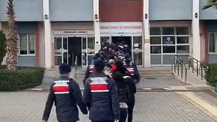 4 ildeki suç örgütü operasyonunda 25 tutuklama