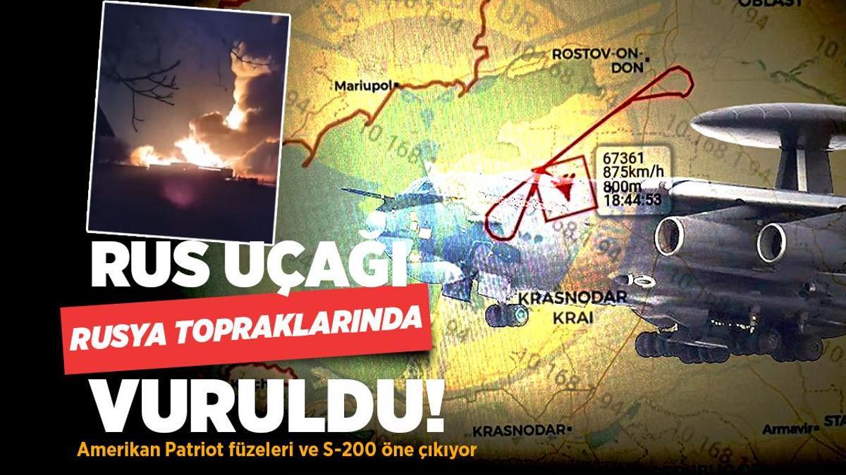 Rus uçağı füzeyle vuruldu! Rusya topraklarındaki saldırıda Patriot ve S-200 ihtimali öne çıkıyor