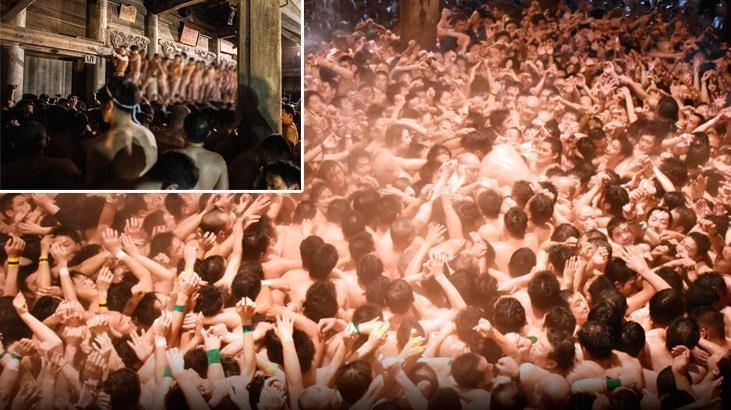 Çıplaklar festivaline kadınlar da katıldı! Japonya’da 1200 yıl sonra tarihi görüntüler