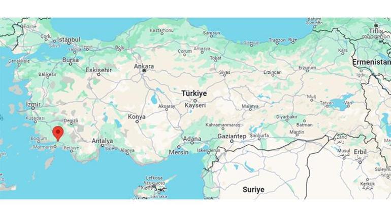 Muğla'da korkutan deprem! Yerin 3.7 km derinliğinde oldu