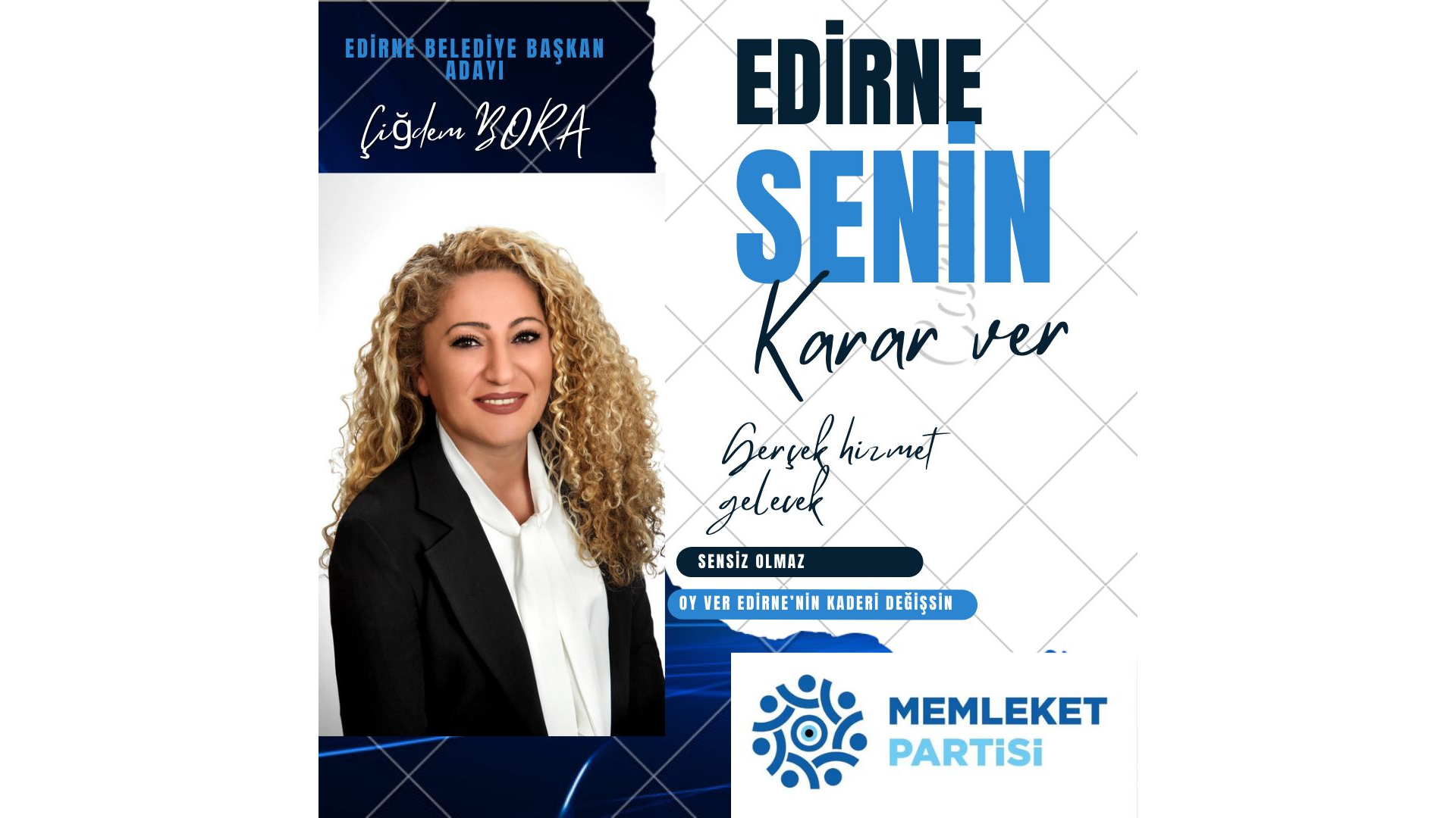 Edirne Belediye Başkanı Adayı Çiğdem Bora