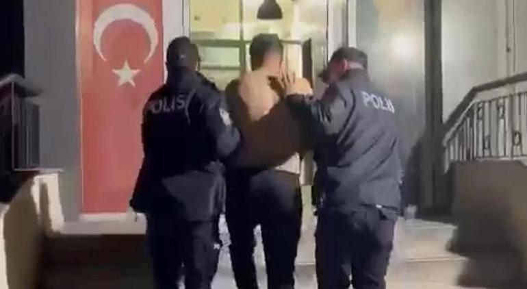 Eski eşine ve polise bıçakla saldırınca tutuklandı