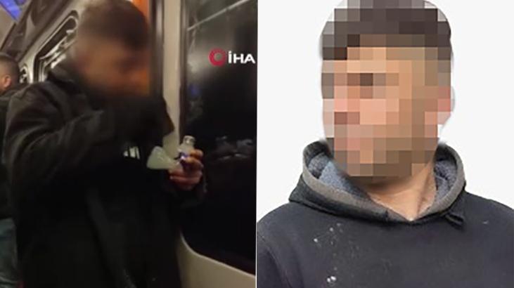 İstanbul metro hattında skandal görüntüler!