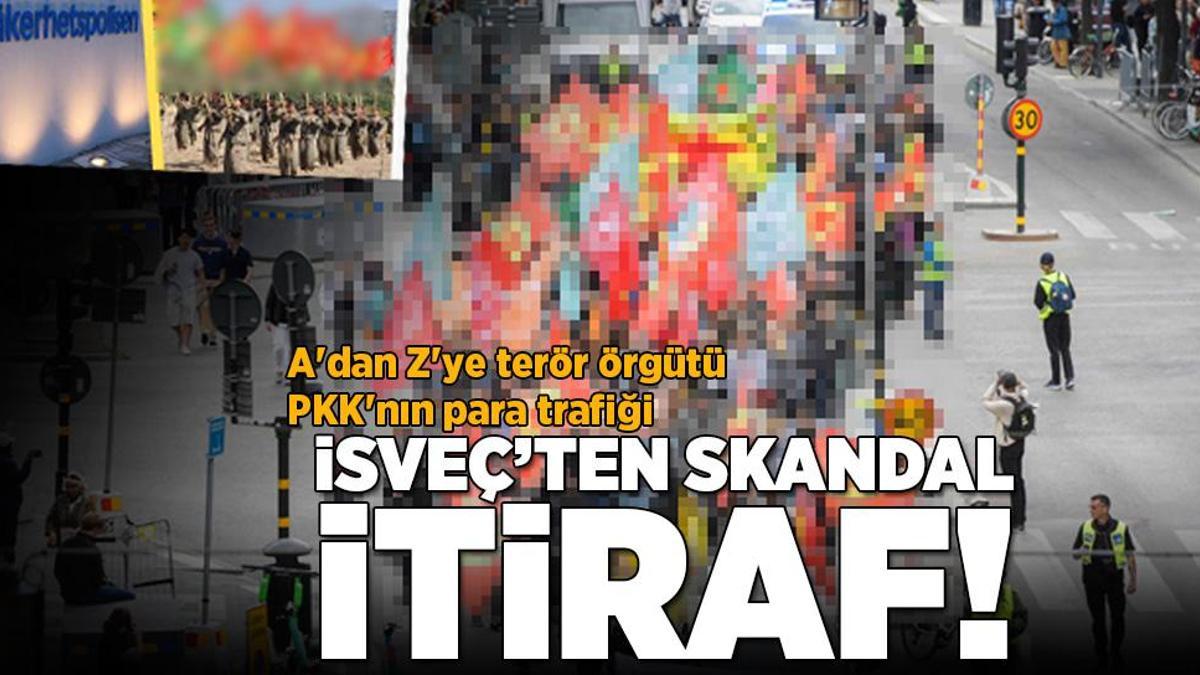 İsveç’ten skandal itiraf! A’dan Z’ye terör örgütü PKK’nın para trafiği
