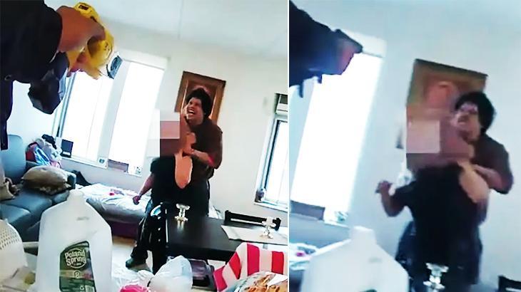 Annesini canlı kalkan yaptı! Tek kurşunla başından vurdu