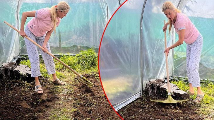 ‘Ben böyleyim işte! Yataktan kalktığım gibi pijamalarımla bahçeye giderim’