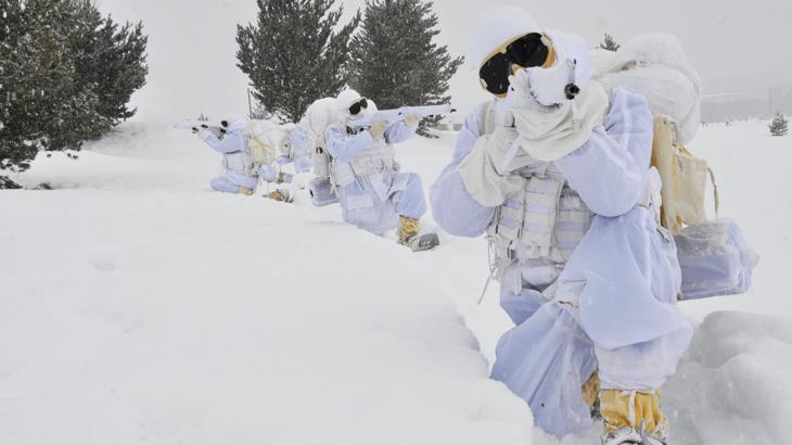5’inci Dönem Derin Kar ve Şiddetli Soğuklarda Muharebe Kursu yapıldı