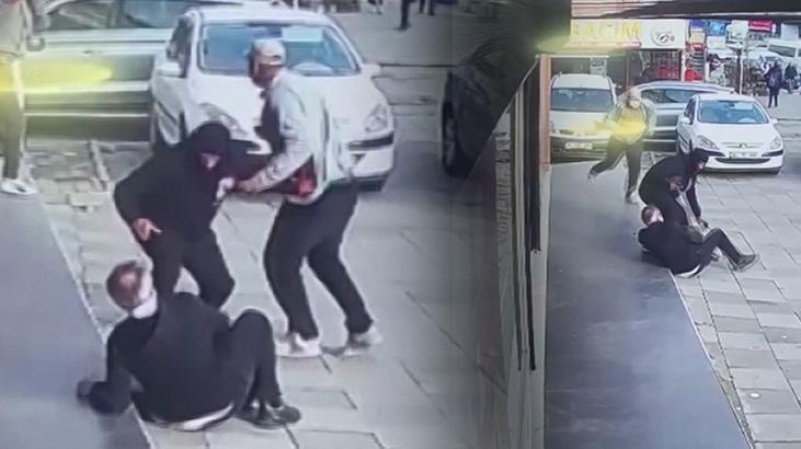 Elindeki milyonluk çantayı gaspçılardan böyle kurtardı!