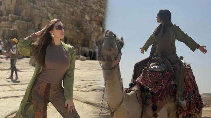 Yasmin Erbil, Mısır’a gitti! Tatil pozlarına beğeni yağdı