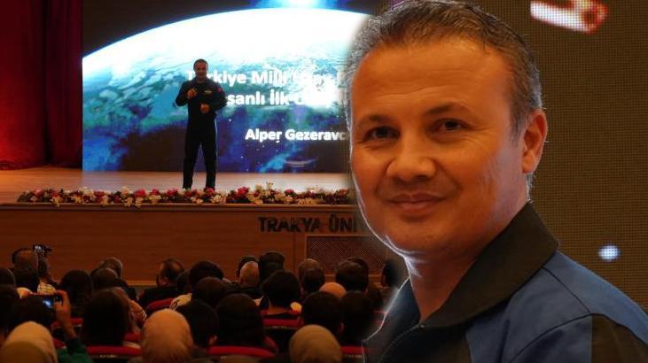 Alper Gezeravcı öğrencilerle buluştu! Dikkat çeken açıklama: Birleşmiş Miletler bünyesinde çalışma yapılıyor