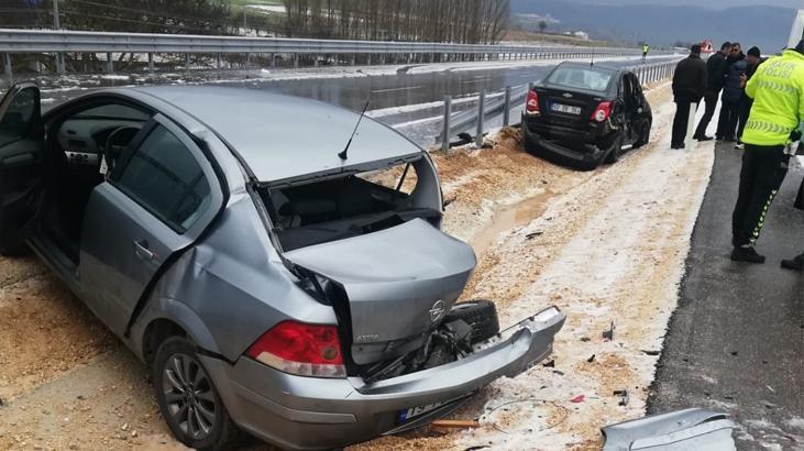 Dolu yağışı kazaya neden oldu! 1 kişi hayatını kaybetti