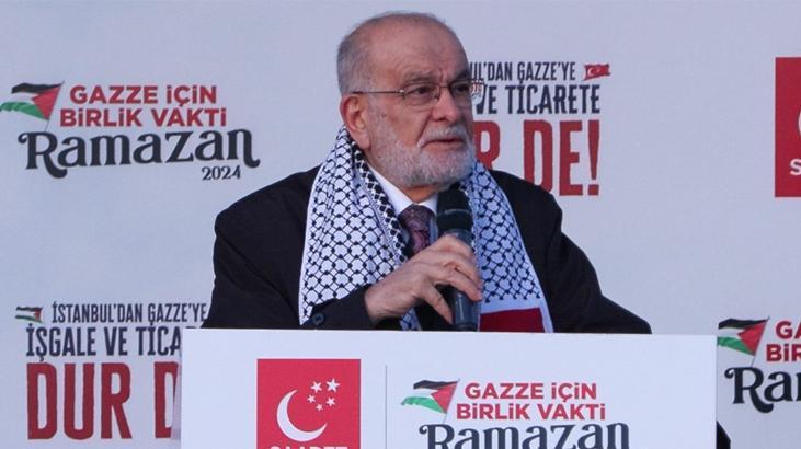 Saadet Partisi Genel Başkanı Karamollaoğlu: Gazze’de 2 milyondan fazla insan açlıkla karşı karşıya