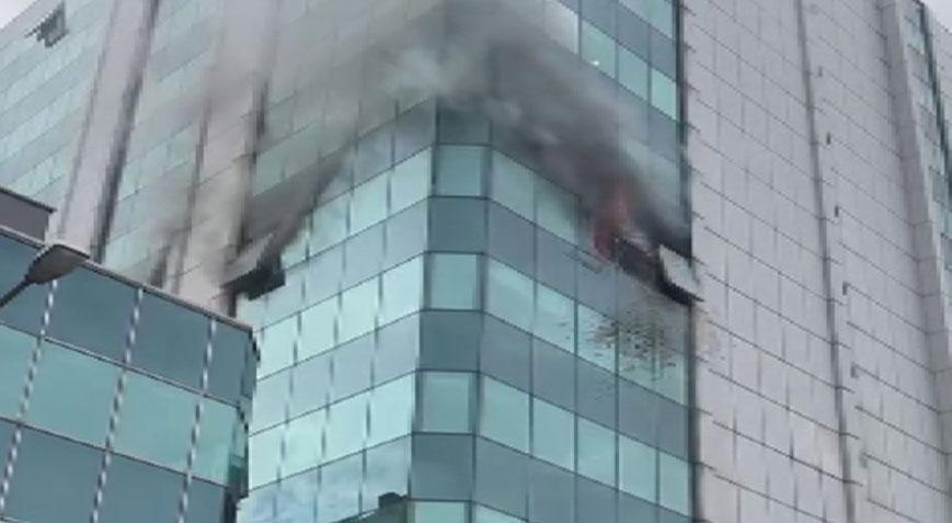 Yer: Zeytinburnu! İş merkezinde korkutan yangın