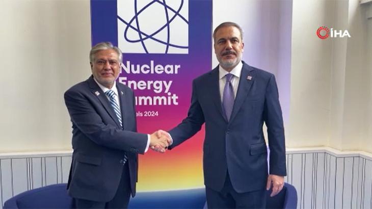 Dışişleri Bakanı Fidan, Pakistanlı mevkidaşı ile görüştü