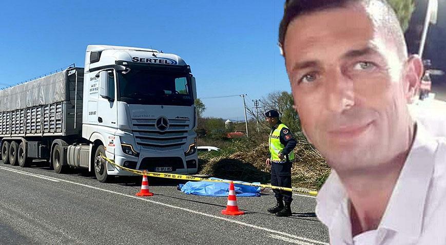 Kahreden kaza! Emekli polis TIR’ın çarpmasıyla öldü