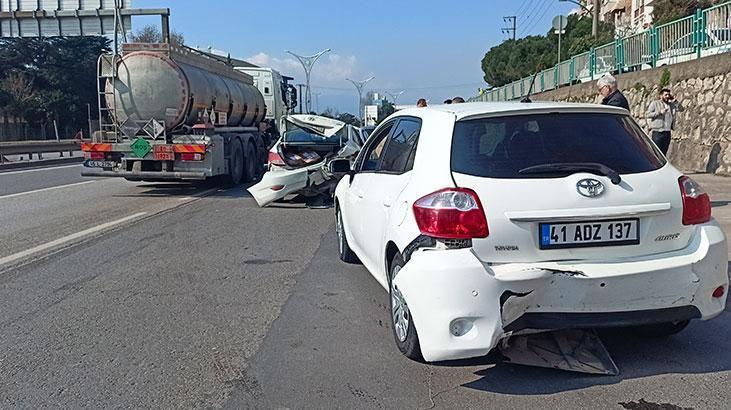 Kocaeli’de zincirleme kaza! Yaralılar var