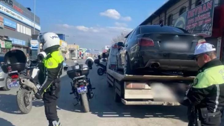 Drift yaptılar öyle bir ceza kesildi ki…