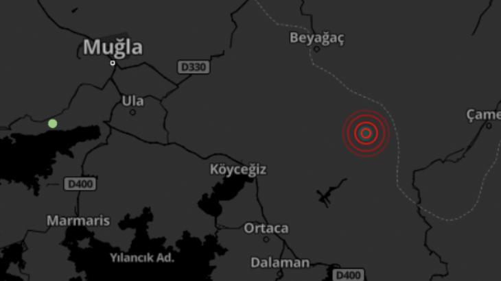 Muğla’da 4 büyüklüğünde deprem
