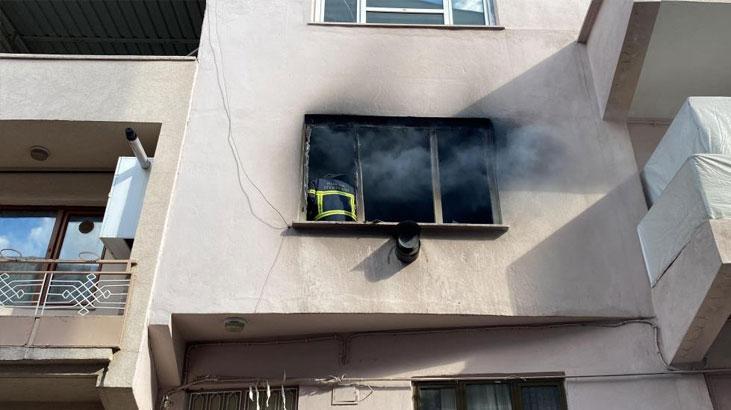 Elektrikli battaniye daireyi kül etti