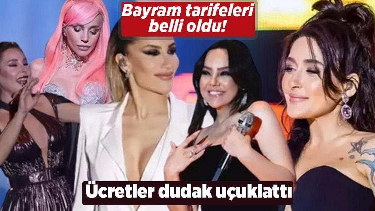 Ünlülerin bayram tarifesi belli oldu! Ücretler dudak uçuklattı