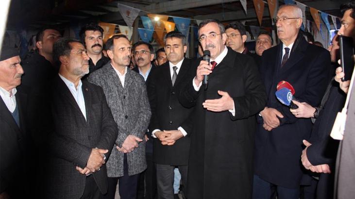 Cumhurbaşkanı Yardımcısı Yılmaz Bingöl Solhan’da vatandaşlara hitap etti