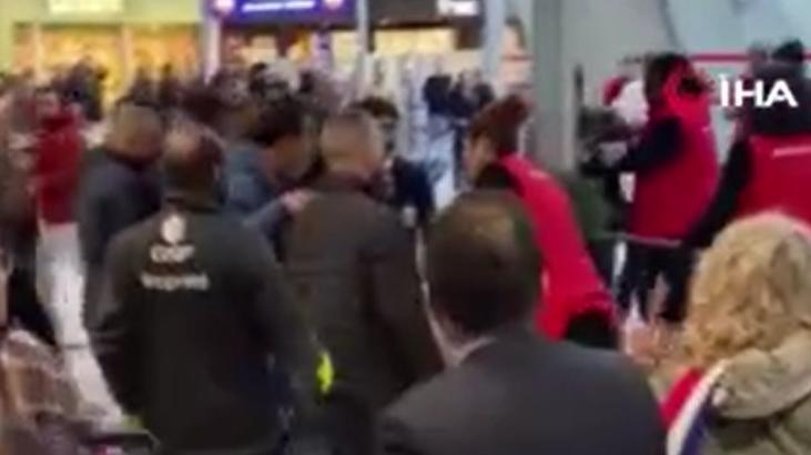 Fransa’da PKK yandaşları havalimanını birbirine kattı