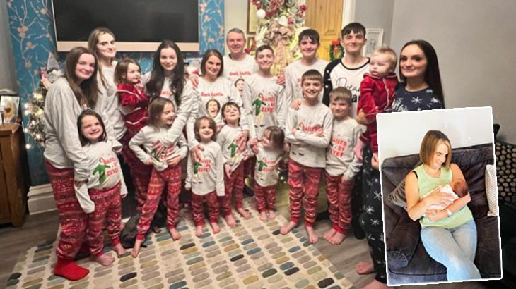 22 çocuklu anne! İngiliz çifti görenler hayret ediyor: 47 yaşında doğum yaptı