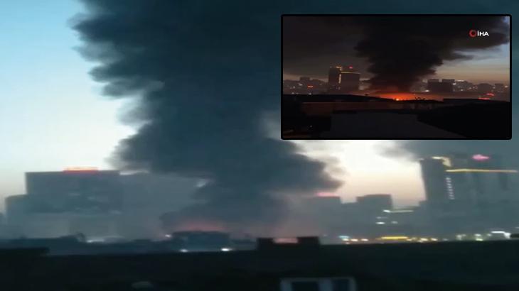 Küçükçekmece’de iş yeri yangını! Ekipler sevk edildi