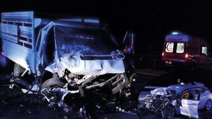 Bingöl’de otomobil ile kamyonet kafa kafaya çarpıştı: 2 ölü, 5 yaralı