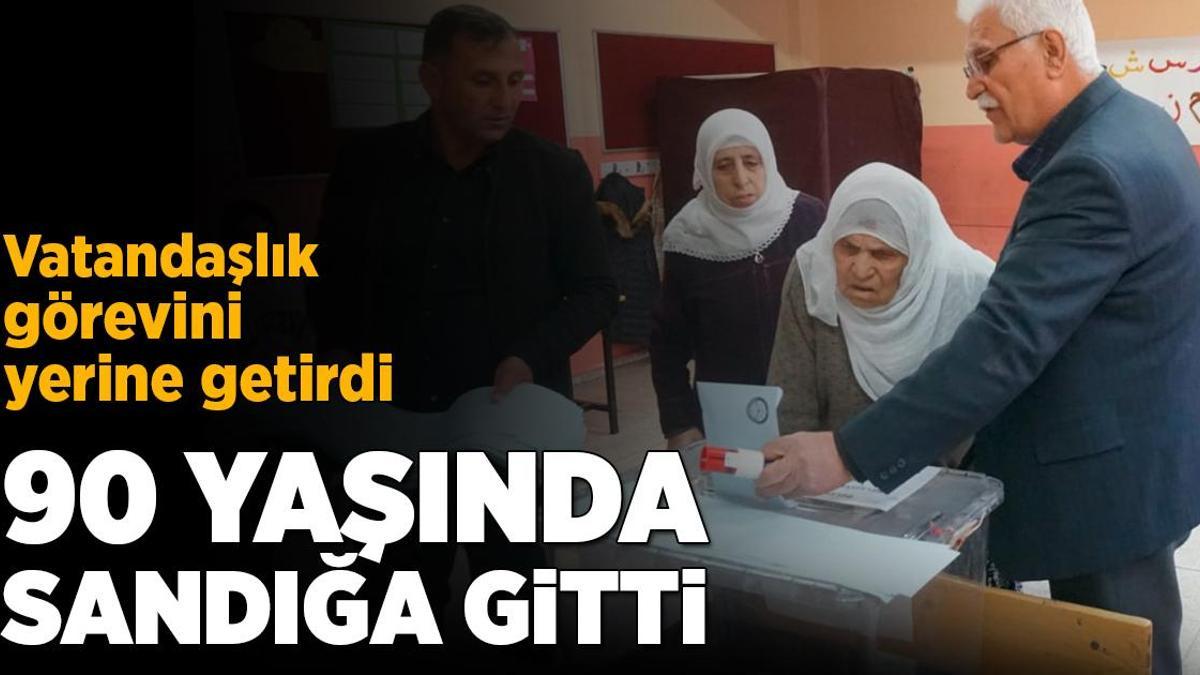 Türkiye sandık başında! En yaşlı aday olarak kayıtlara geçti