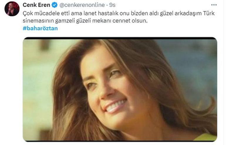 Sanat dünyasını yasa boğan ölüm! Ünlü isimler Bahar Öztan'a veda etti