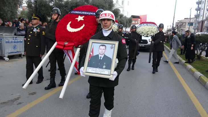 Şehit Ercan Güven son yolculuğuna uğurlandı