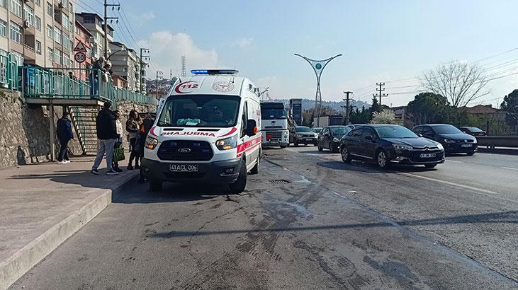 Kocaeli'de zincirleme kaza! Yaralılar var