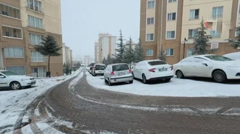 Ankara'da kar yağışı başladı! Meteoroloji haritayı güncelledi, işte il il hava durumu tahminleri...