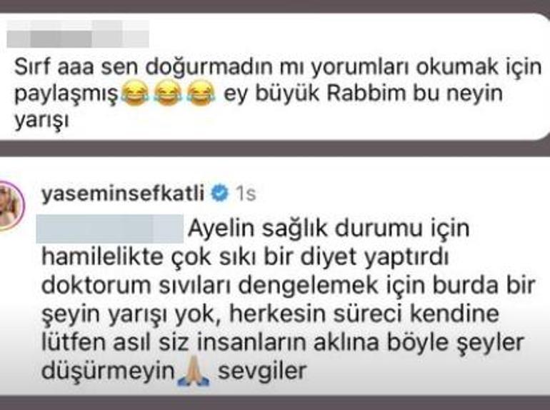 Yasemin Şefkatli'den takipçisine cevap! 'İnsanların aklına böyle şeyler düşürmeyin'