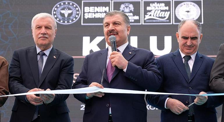 Kulu Bölge Devlet Hastanesi açıldı! Bakan Koca: 3 bölümde öğrenci alınacak