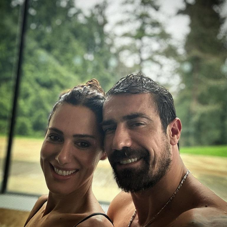 Roma'da aşk kokusu var! İbrahim Çelikkol ve Natali Yarcan birinci yıllarını kutladı