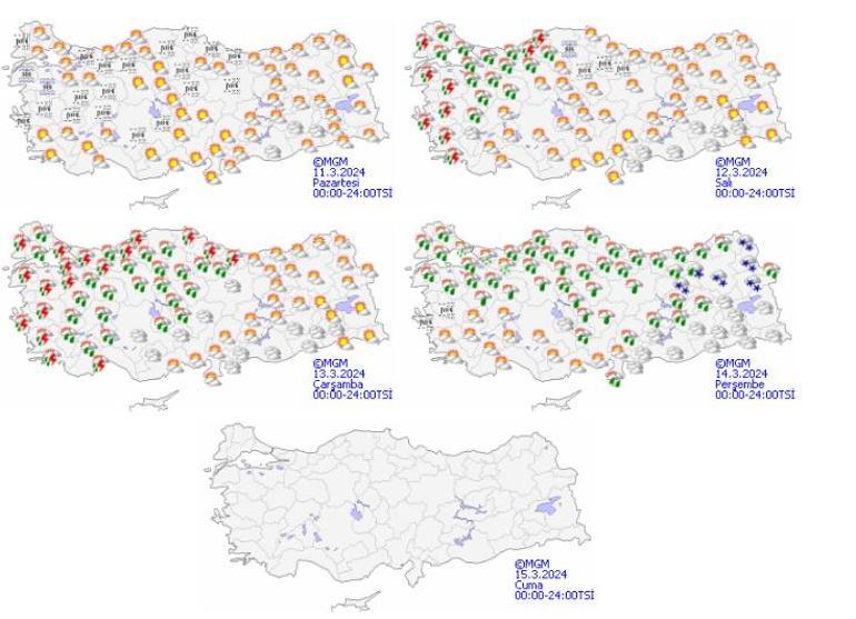 Son dakika... Meteoroloji’den yeni uyarı geldi! Sağanak ve kar alarmı