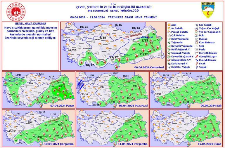 Bayramda hava nasıl olacak? Bakan Özhaseki açıkladı