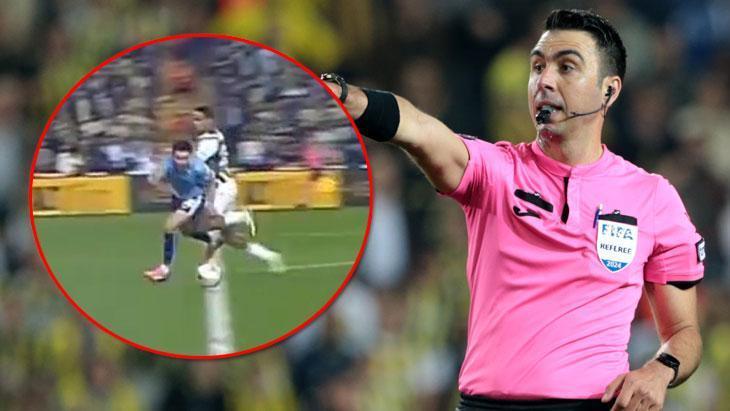Fenerbahçe-Adana Demirspor maçında tartışma yaratan pozisyon! Eski hakemler değerlendirdi: Kırmızı kart