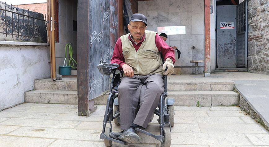 Akülü tekerlekli sandalye çalan hırsızla ilgili şok detay! Yüzde 54 engelli çıktı