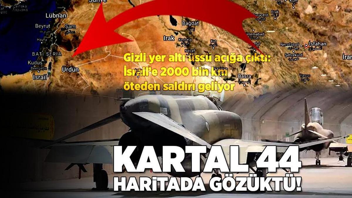Gazze’deki savaşta son dakika… Orta Doğu’da son durum! Kartal 44 haritada gözüktü, gizli yer altı üssü açığa çıktı: İsrail’e 2000 bin km öteden saldırı geliyor