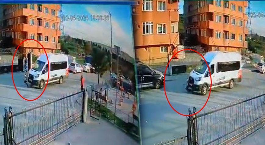 Arnavutköy’de korkunç kaza! Servis minibüsü çocuğu ezdi