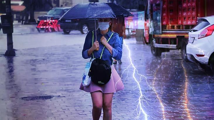 Uyarı geldi! Meteoroloji illeri tek tek saydı! Sağanak yağış geliyor