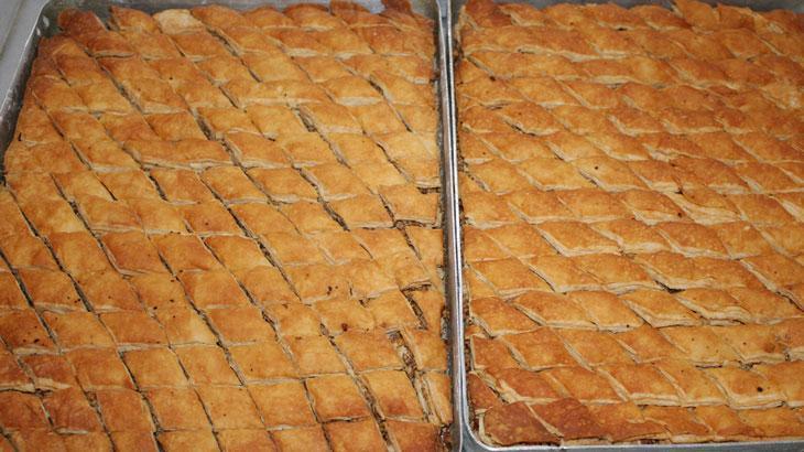 Bayram öncesi ev baklavalarına yoğun ilgi