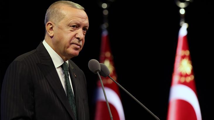 Cumhurbaşkanı Erdoğan Gurbangulu Berdimuhammedov ile görüştü