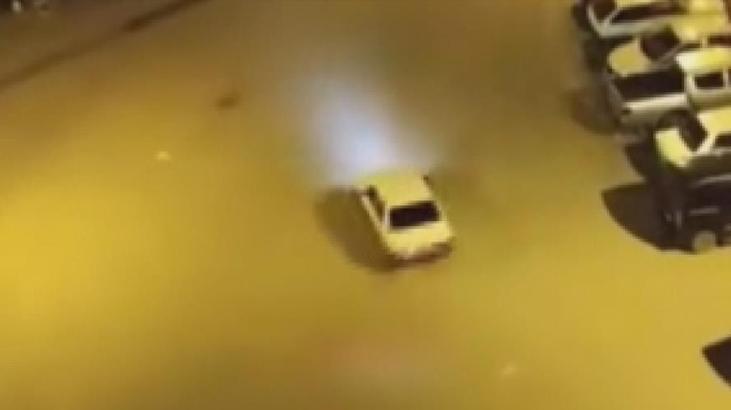 Drift attı bedeli ağır oldu! Hem ceza yedi hem de trafikten men edildi