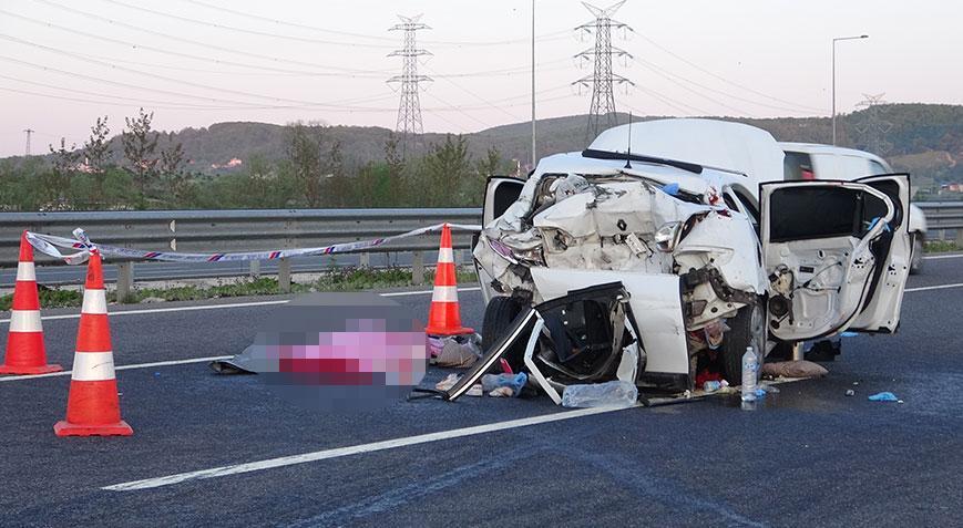 Baba ve kızını hayatını kaybetti! Kuzey Marmara Otoyolu’ndaki kazada kahreden detay