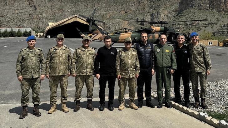 Korgeneral Metin Tokel, Selçuk Bayraktar ve Ahmet Akyol’dan Hakkari’deki askerlere ziyaret
