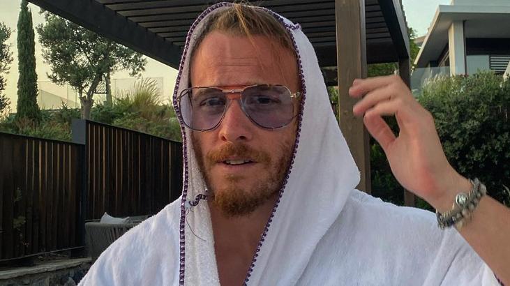 Kerem Bürsin’den kas şov! Pozu sosyal medyada gündem oldu